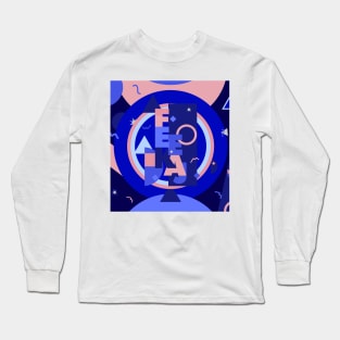 FEEKAJ - BRANDING BLUE Long Sleeve T-Shirt